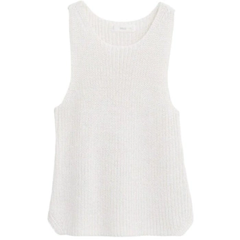 Bluzka dziewczęca Mango Cala Top nić metaliczna bez rękawów