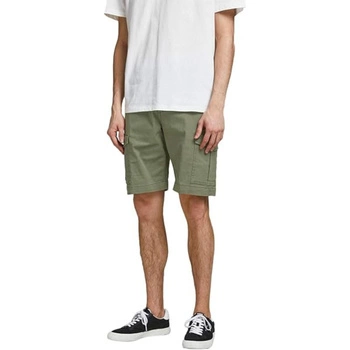 Spodenki męskie Jack&Jones Joe Cargo bojówki oliwkowe szorty