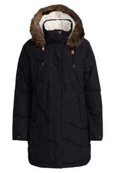 Kurtka damska Roxy Ellie ciepła parka czarna r. S