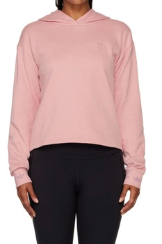 Bluza damska Adidas Cropped Hoodie różowa bawełniana krótka
