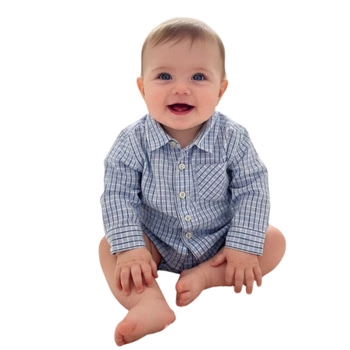 Koszula dla chłopca Chicco bawełniana elegancka w kratę