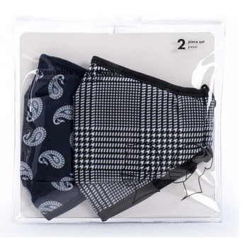 Maska wielorazowa ochronna zestaw 2 sztuki