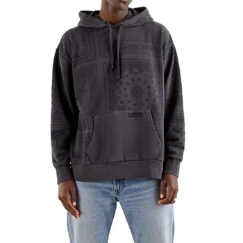 Bluza męska Levi's z kapturem szara kangurka bandana