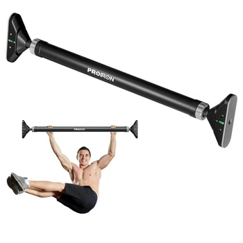 Drążek rozporowy regulowany Proiron Doorway Pull Up Bar do podciągania stalowy