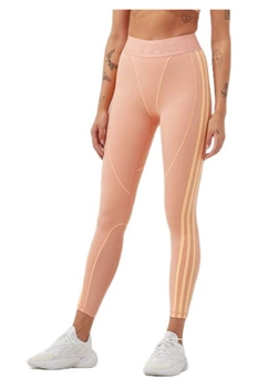 Legginsy damskie Adidas Ivy Park sportowe pomarańczowe elastyczne