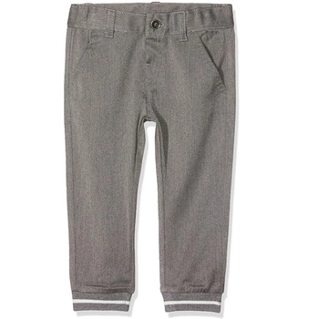 Spodnie dziecięce Chicco szare materiałowe ze ściągaczem
