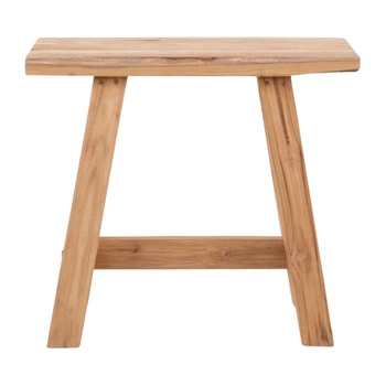 Stołek drewniany House Nordic Barcelona z drewna tekowego 45 cm