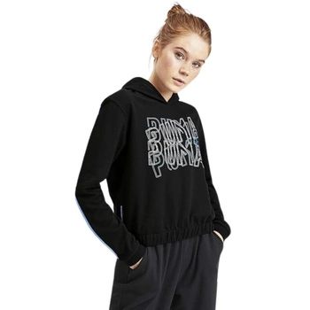 Bluza damska Puma Feel It czarna sportowa z kapturem