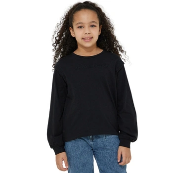 Bluza dziewczęca Tommy Hilfiger koszulka czarna r. 74