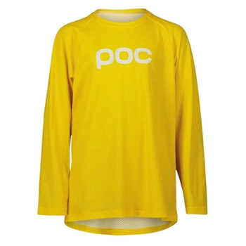Koszulka dziecięca POC Y's Essential MTB Ls rowerowa żółta