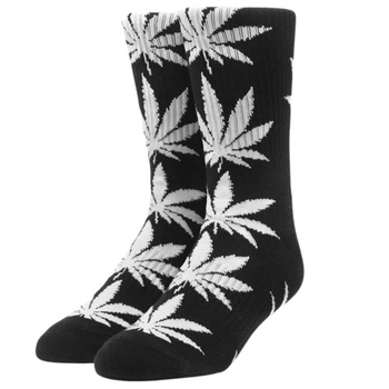 Skarpetki HUF Essentials Plantlife wysokie skarpety czarne