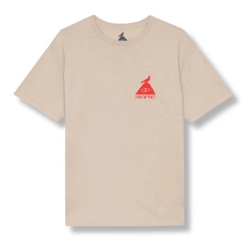 Koszulka męska Poler X Staple Outdoor Stuff bawełniana beżowy z nadrukiem r. XL