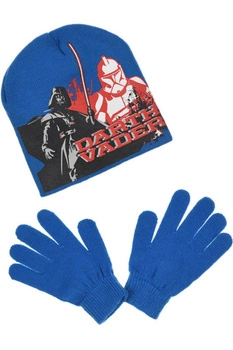 Komplet czapka rękawiczki Disney Star Wars dla chłopca zimowy