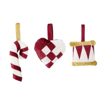 Ozdoby choinkowe Bloomingville zestaw 3 sztuki