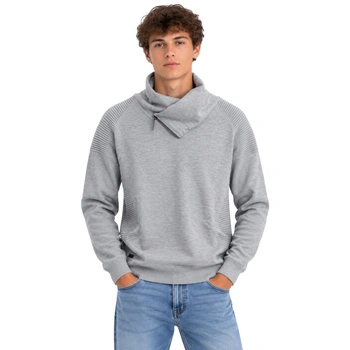 Sweter męski French Denim Rms asymetryczny szary r. M