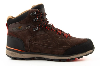 Buty męskie Regatta Samaris Suede trekkingowe wodoodporne brązowe