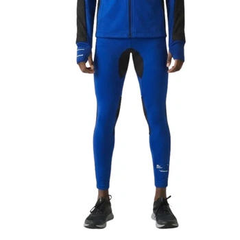 Legginsy męskie Lacoste sportowe treningowe niebieskie r. S