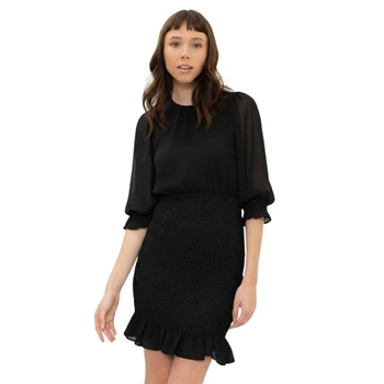Sukienka damska Vero Moda Beatrice czarna dopasowana