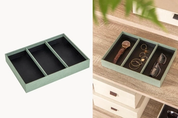 Organizer do przechowywania biżuterii Bigso Box zielony