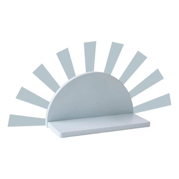 Półka ścienna Kid's Concept Circle słońce z naklejkami niebieska