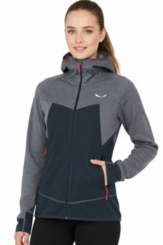 Bluza damska Salewa Puez Hybrid sportowa trekkingowa granatowa