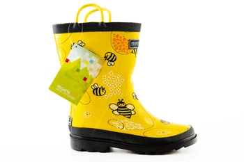 Kalosze dziecięce Regatta Minnow gumowce w pszczółki