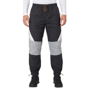 Spodnie męskie Tommy Jeans Colorblock ortalionowe czarne r. M