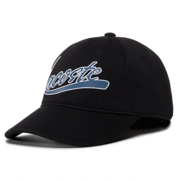 Czapka z daszkiem Lacoste Logo Cap czarna bejsbolówka r. M
