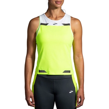 Koszulka damska Brooks Run Visible sportowa seledynowa z odblaskami