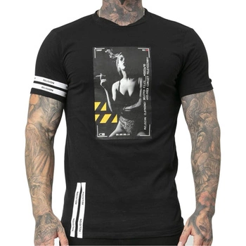 Koszulka męska Religion t-shirt z nadrukiem czarna
