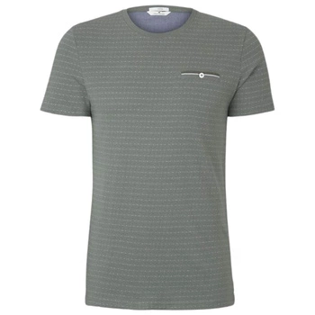 Koszulka męska Tom Tailor Smart T-Shirt Khaki zielona