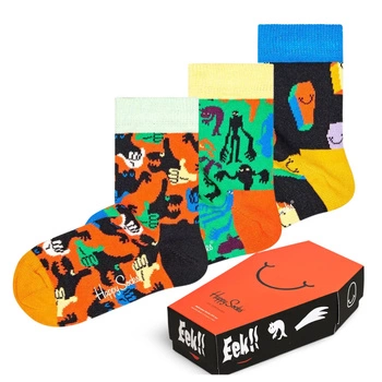 Skarpety Happy Socks Halloween dla Niemowląt zestaw 3 pary 0-12M
