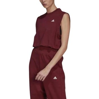 Koszulka damska Adidas Move Studio krótka top bordowa