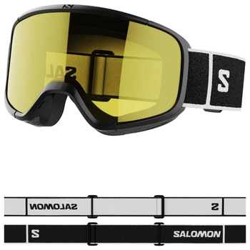 Gogle narciarskie Salomon Aksium 2.0 czarne unisex S1 szybka żółta