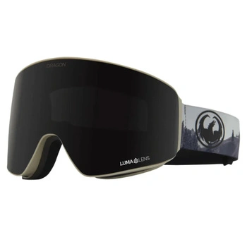 Gogle narciarskie Dragon PVX Midnight snowboardowe dwie szyby S4 + S1 unisex