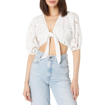 Bluzka damska Guess Silvia bawełniana