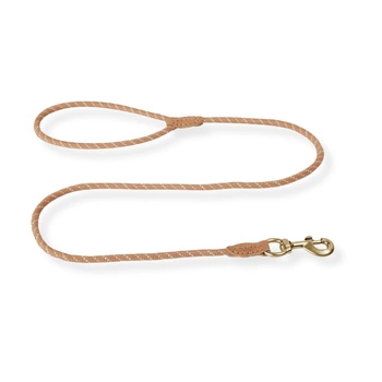 Smycz dla psa Oyoy Perry brązowa lina 160 cm