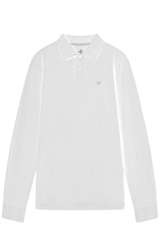 Koszulka męska Hackett London Under Collar polo z długim rekawe, r. XXL