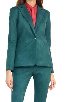 Żakiet damski Nife jednorzędowy zielony marynarka