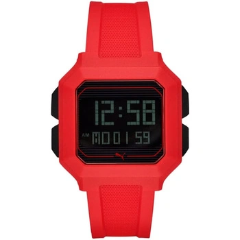 Zegarek męski sportowy Puma Remix P5019 kwarcowy czerwony
