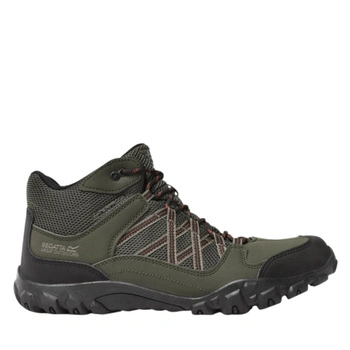 Buty męskie Regatta Edgepoint Mid trekkingowe wodoodporne niskie khaki