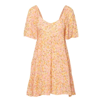 Sukienka damska Billabong Take a Chance żółta wzorzysta