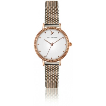 Zegarek damski Emily Westwood Araceli złoty srebrny bransoleta mesh