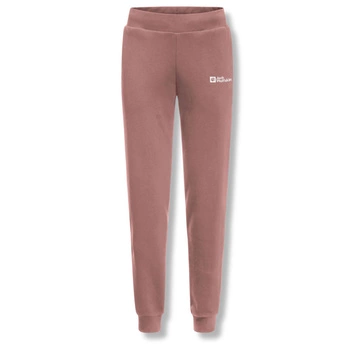 Spodnie damskie Jack Wolfskin Essential dresowe różowe bawełniane r. L