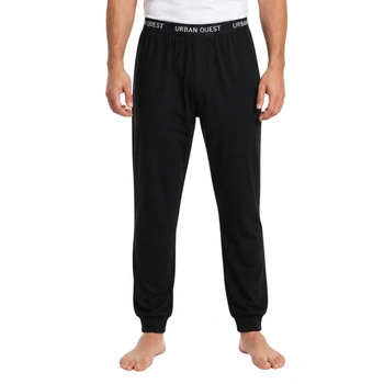 Spodnie męskie dresowe Urban Quest Bamboo cienkie sportowe czarne r. L