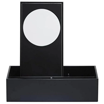 Organizer na kosmetyki Mojoo Lux czarny z lusterkiem