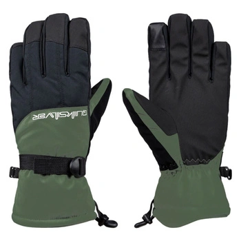 Rękawice męskie Quiksilver Mission snowboardowe narciarskie zielone