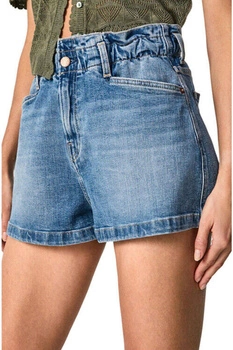 Spodenki damskie Pepe Jeans Reese Paperbag krótkie jeansowe