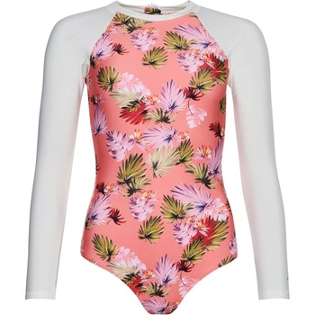 Strój kąpielowy damski Superdry Surf LS jednoczęściowy z długim rękawem