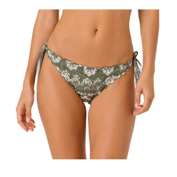 Majtki kąpielowe Guess dół bikini wiązane oliwkowy r. XL